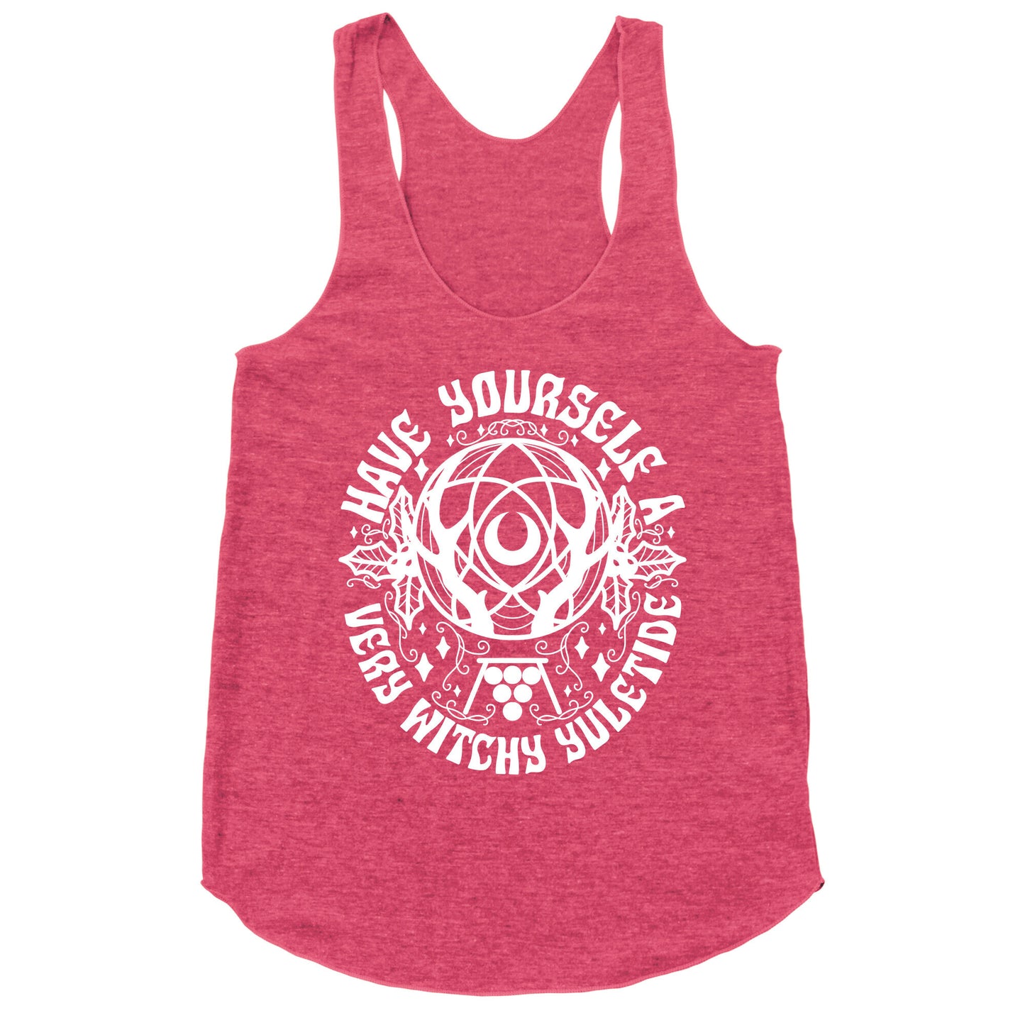 Have Yourself A Very Witchy Yuletide Racerback Tank