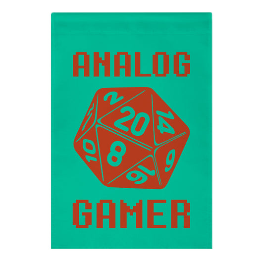 Analog Gamer Garden Flag