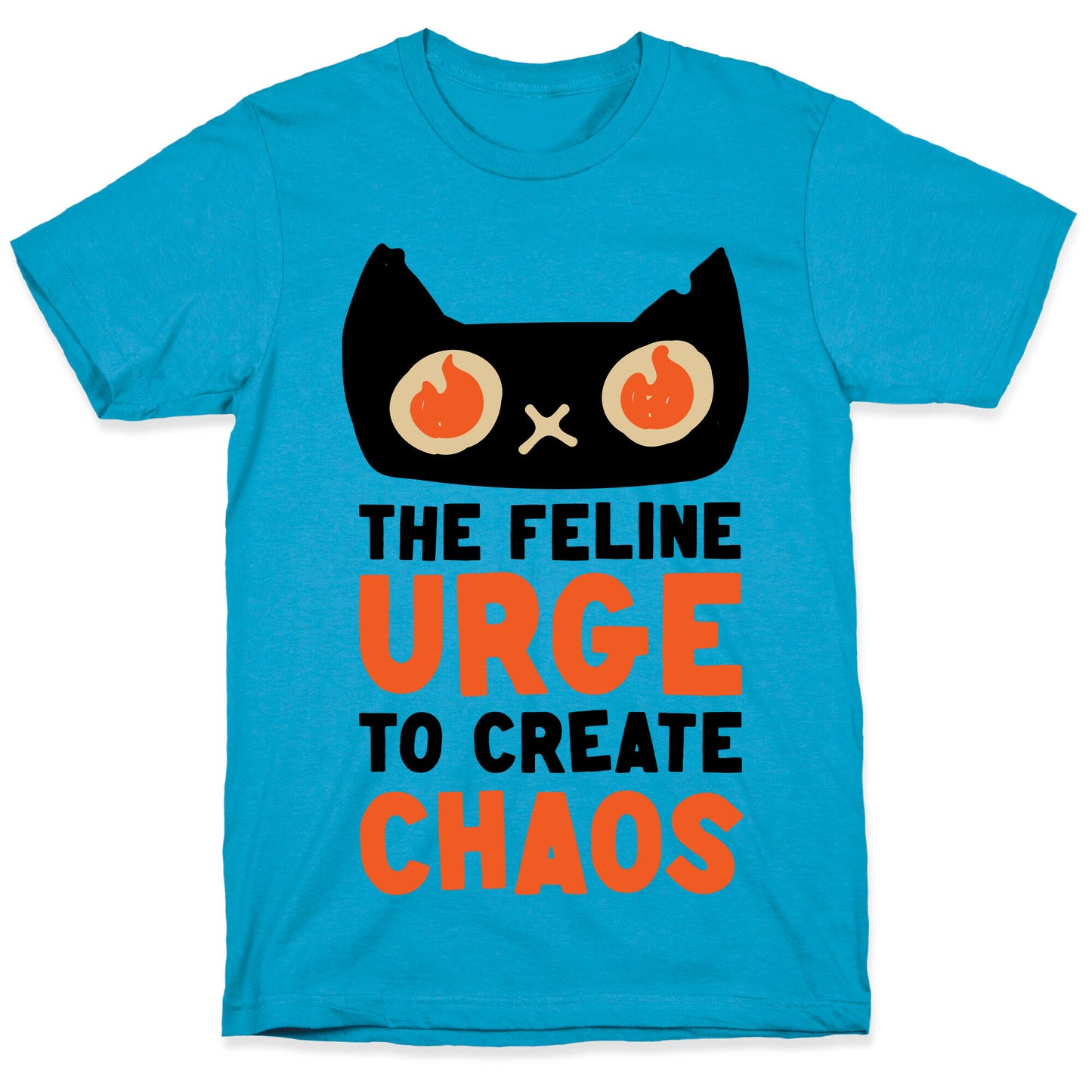 The Feline Urge To Create Chaos Unisex Triblend Tee