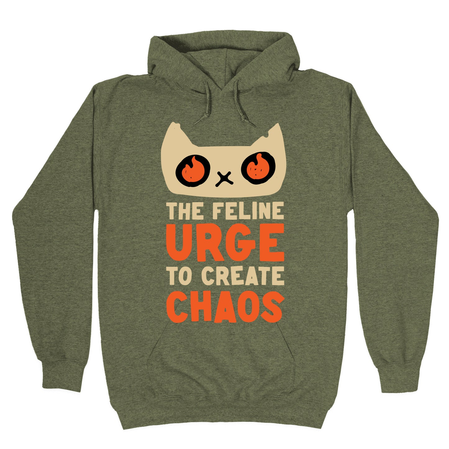 The Feline Urge To Create Chaos Hoodie