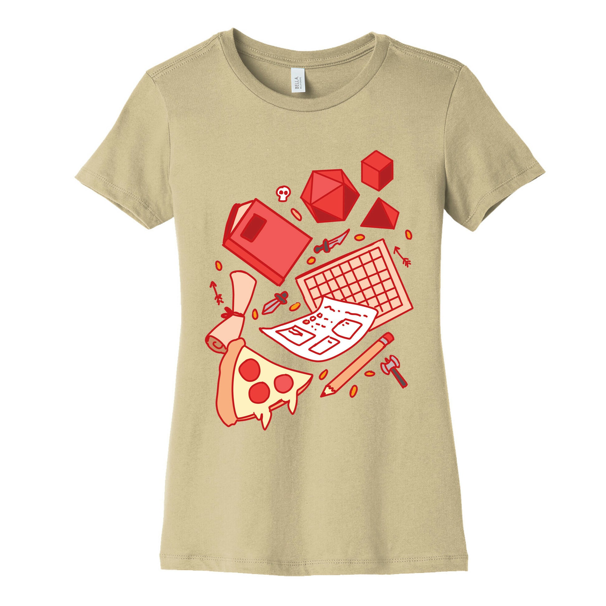 Tabletop RPG pattern Women's Cotton Tee