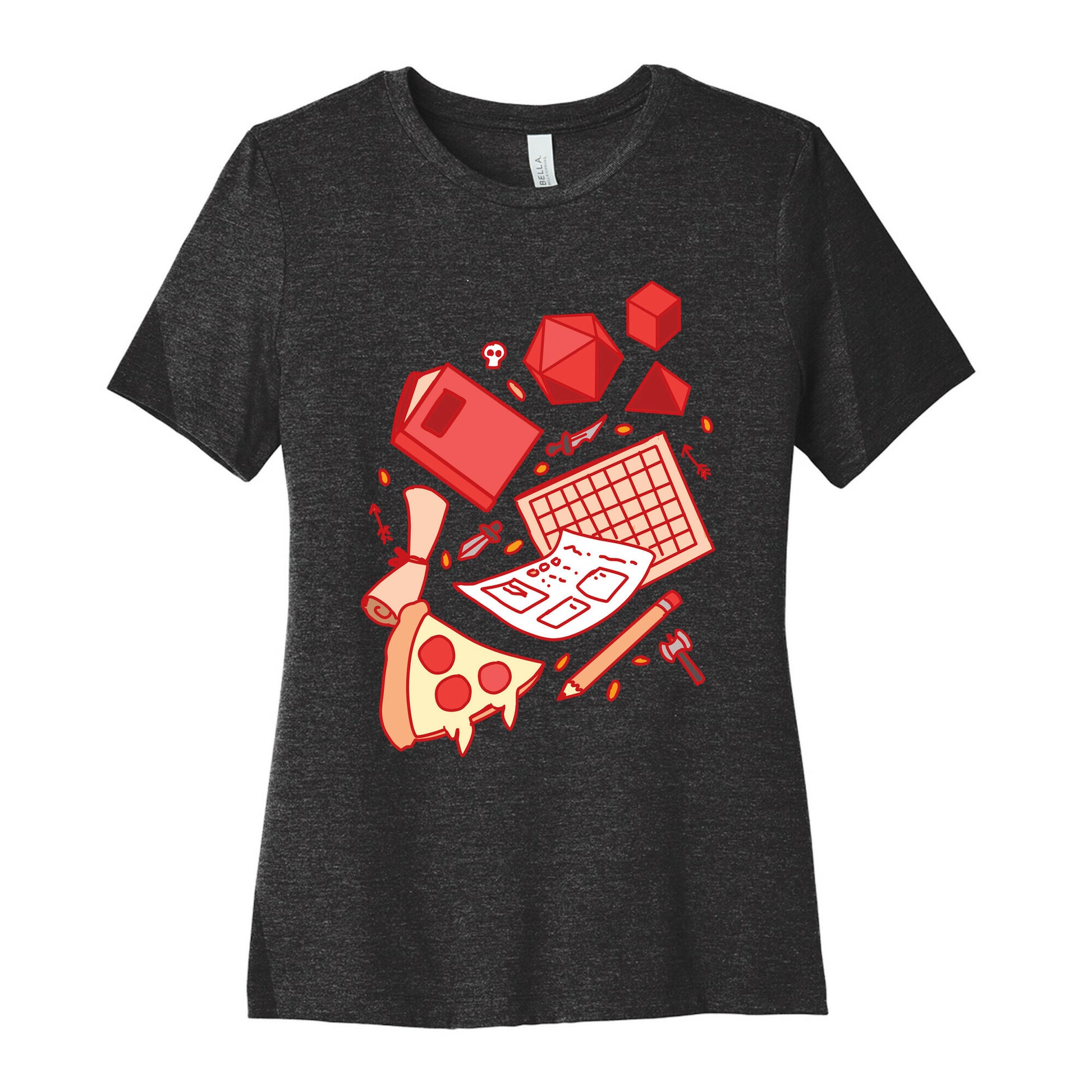Tabletop RPG pattern Women's Cotton Tee