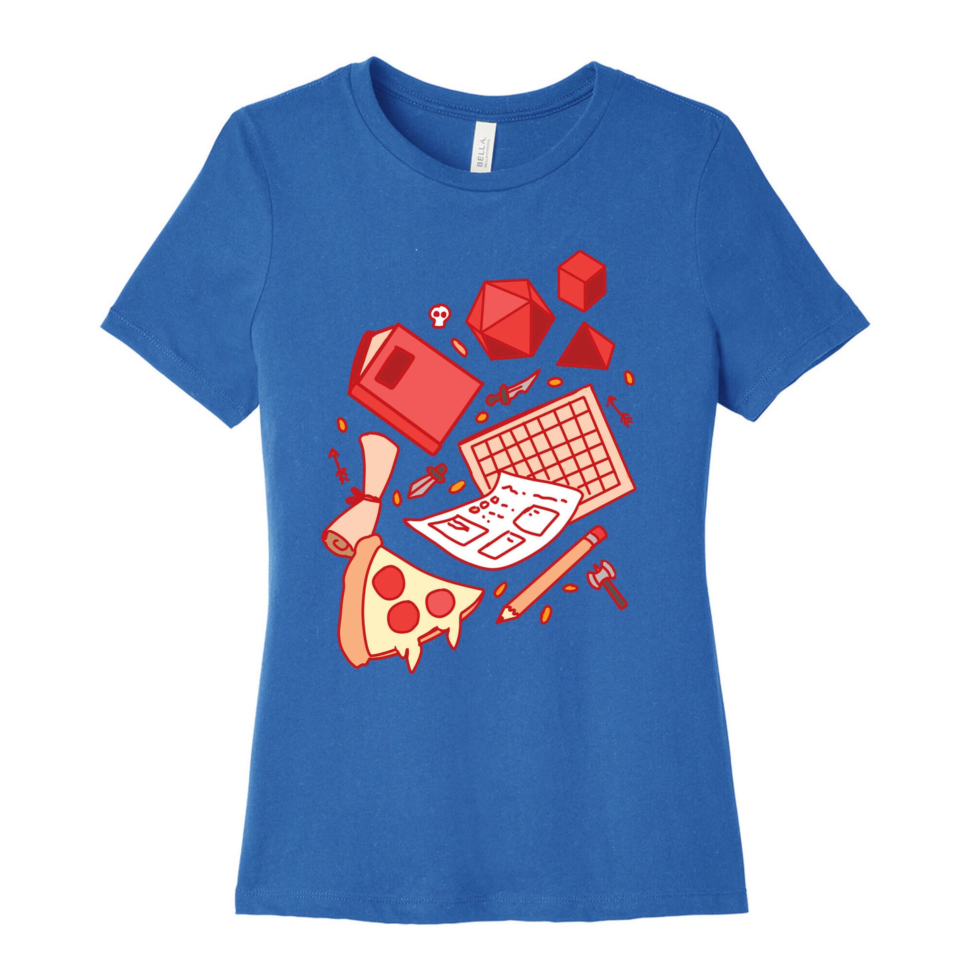 Tabletop RPG pattern Women's Cotton Tee