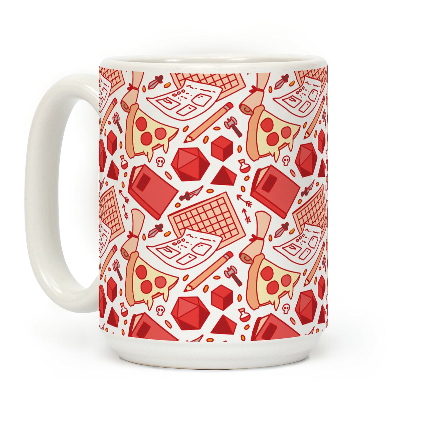 Tabletop RPG pattern Coffee Mug