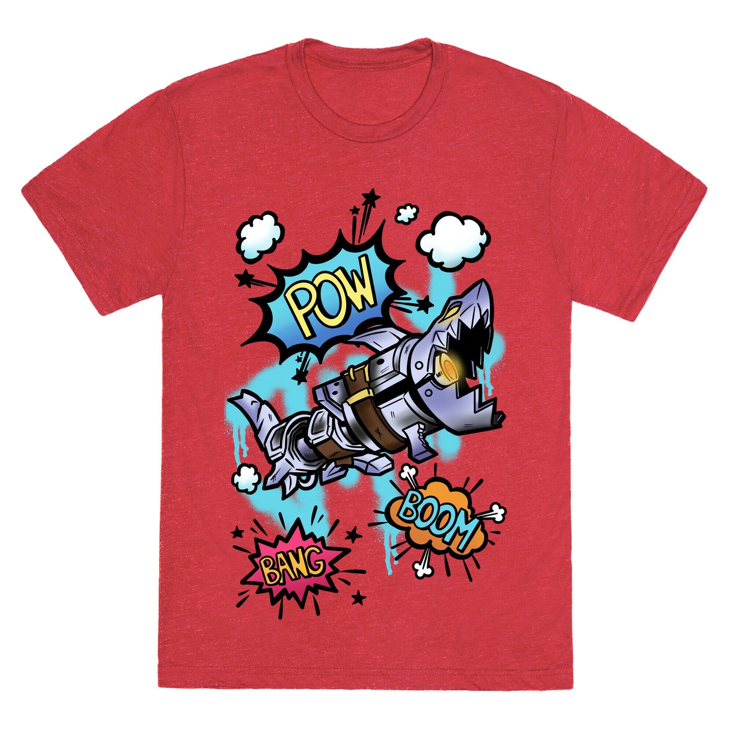 Shark Rocket Launcher Unisex Triblend Tee