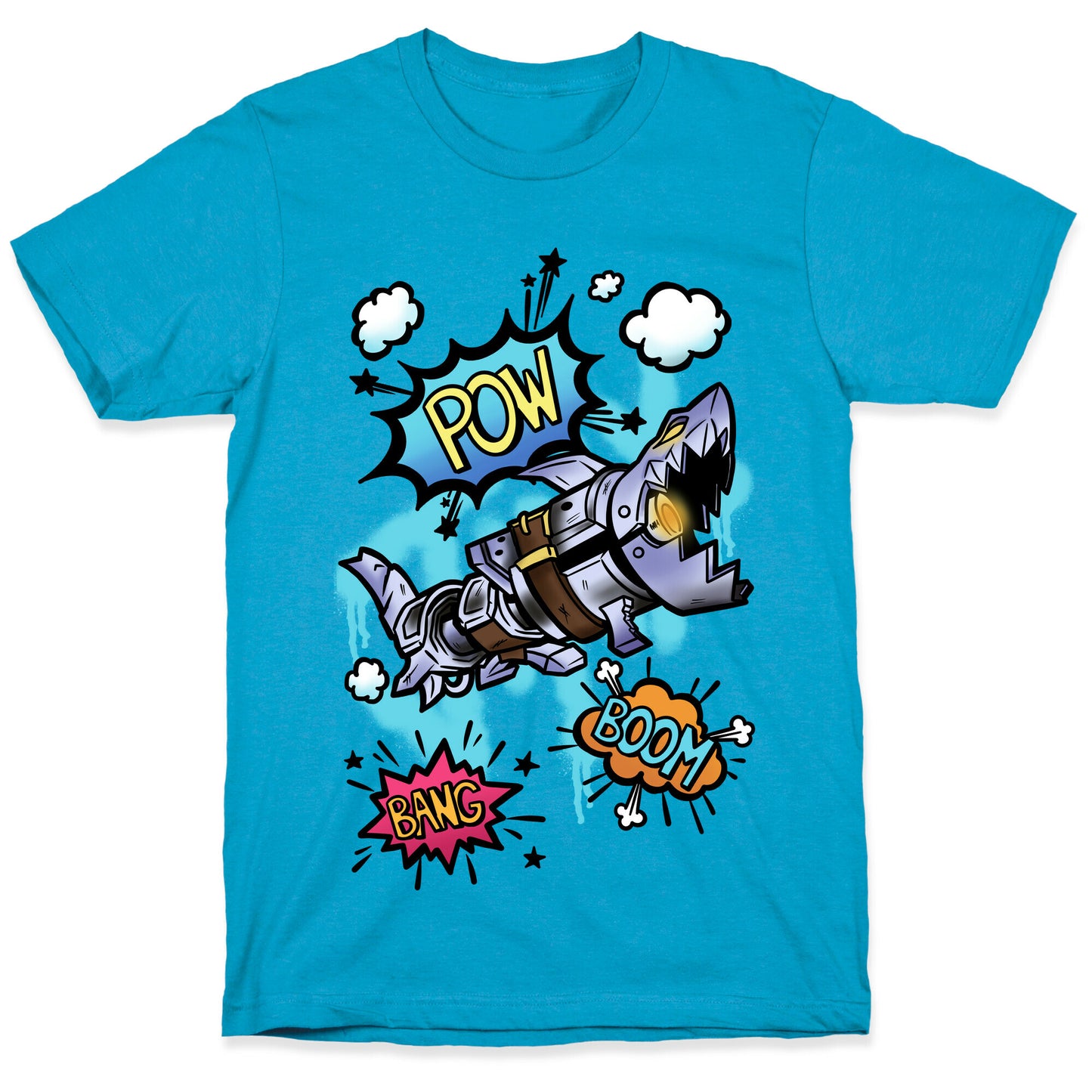 Shark Rocket Launcher Unisex Triblend Tee
