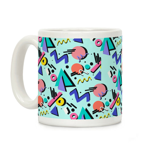 90's Nostalgia Pattern Coffee Mug