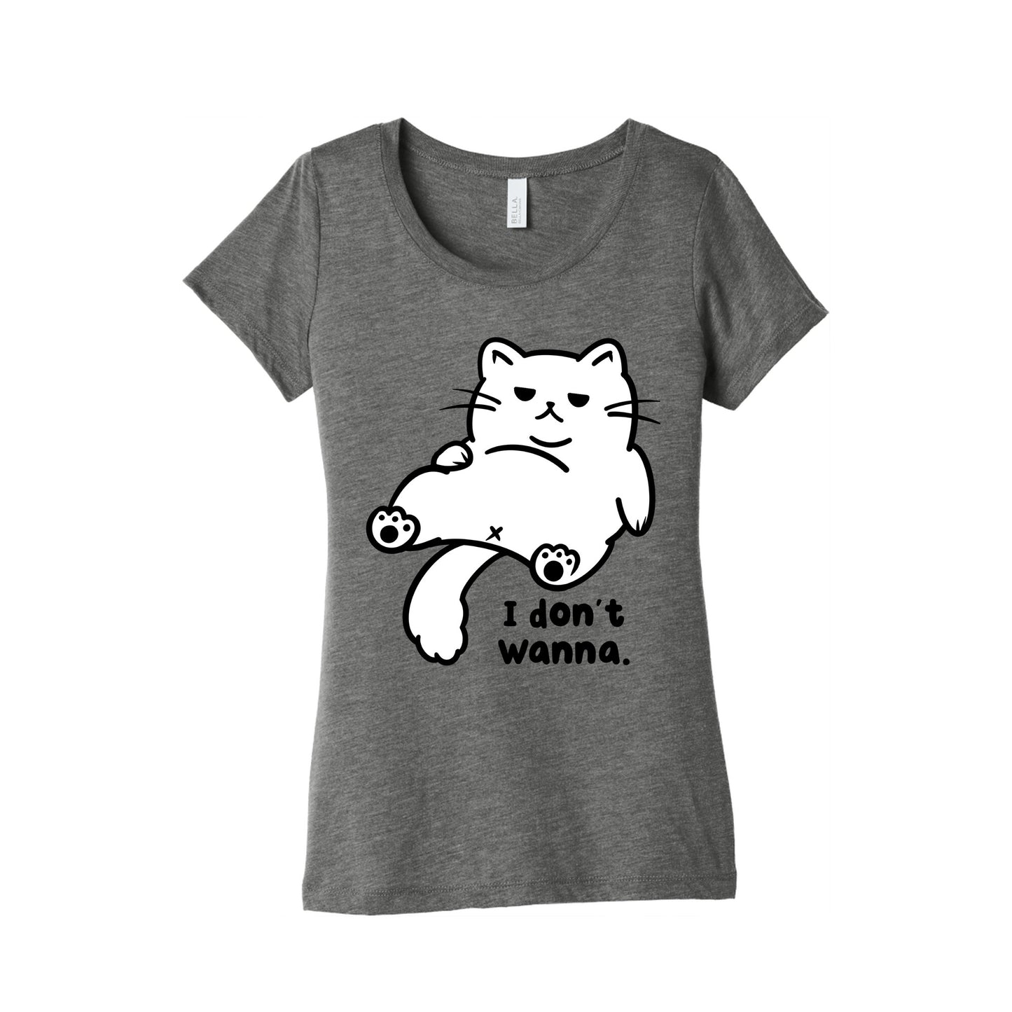 I Don't Wanna (black) Women's Triblend Tee