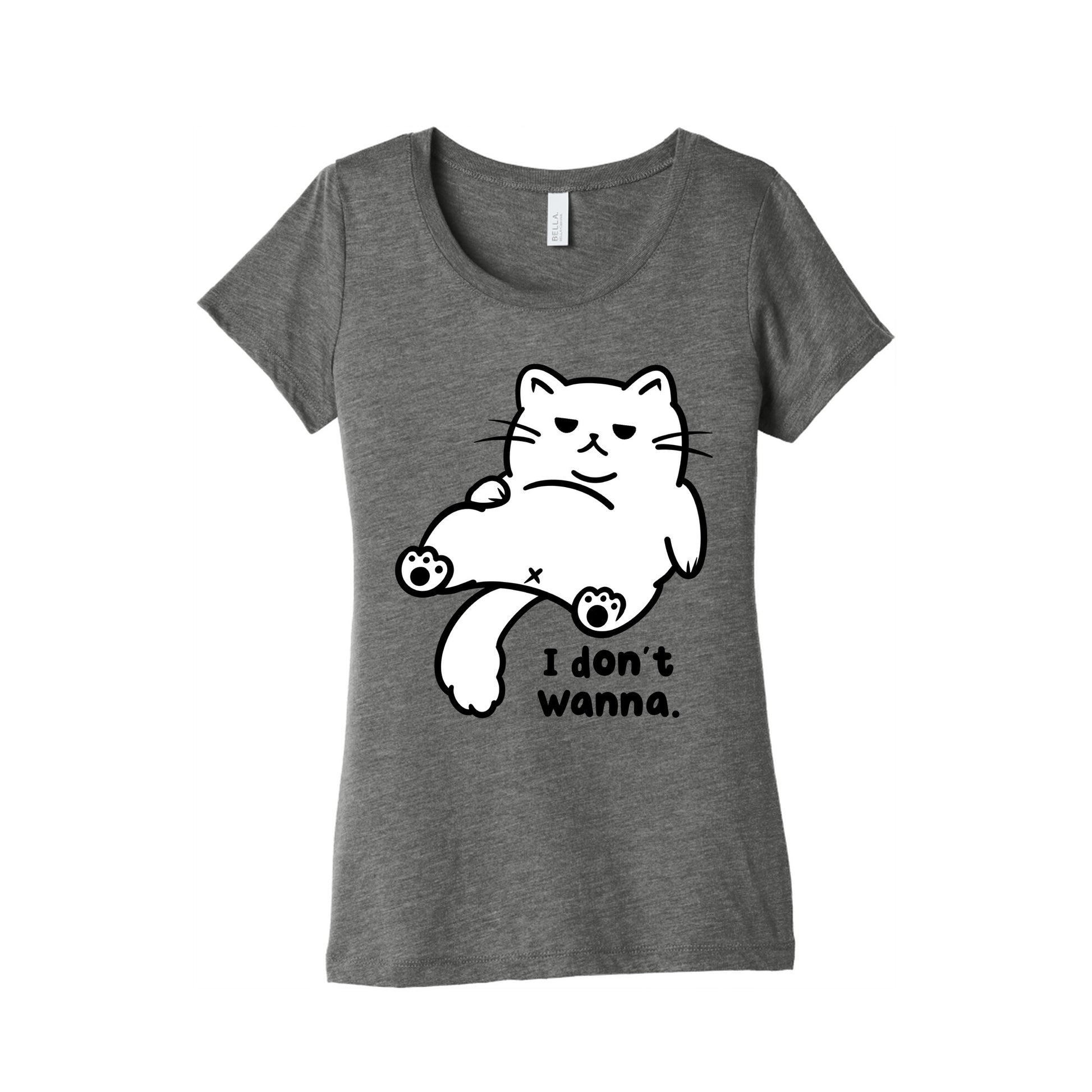 I Don't Wanna (black) Women's Triblend Tee