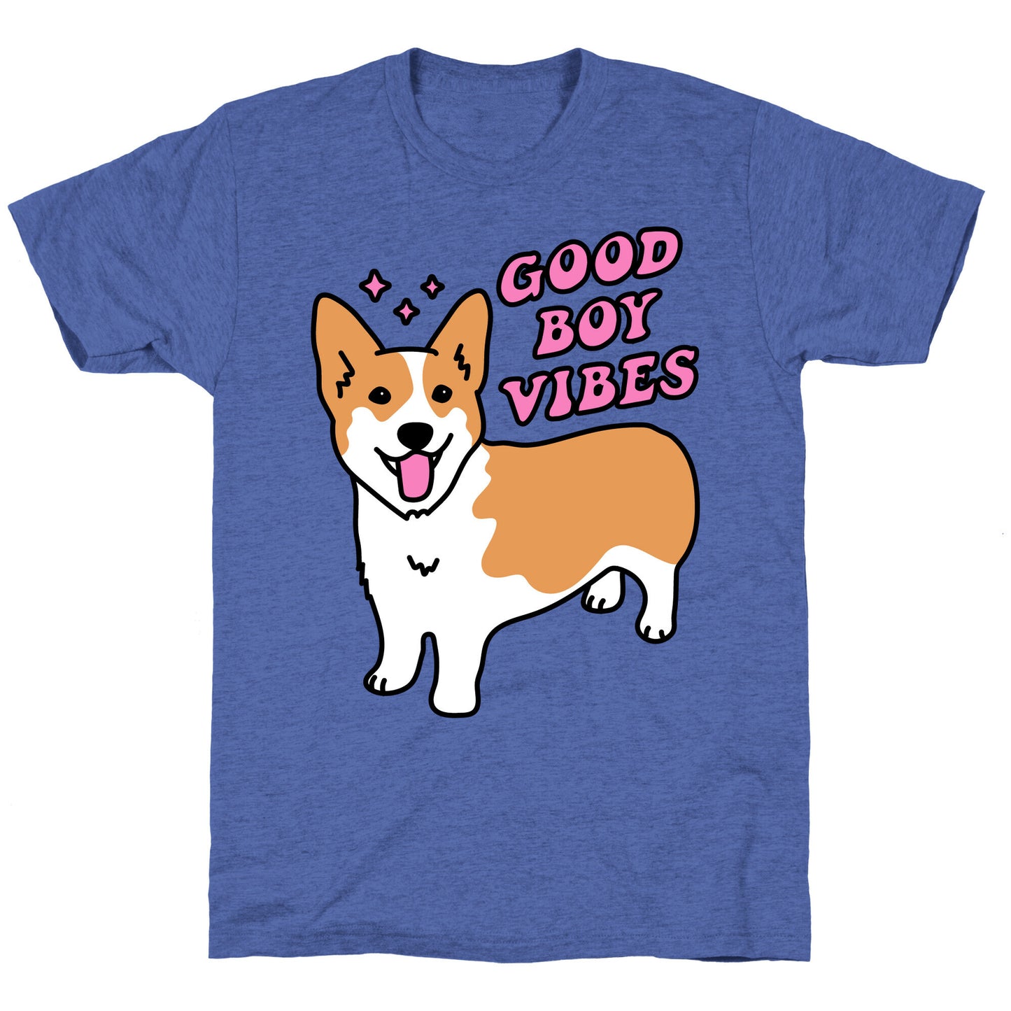Good Boy Vibes Corgi Unisex Triblend Tee