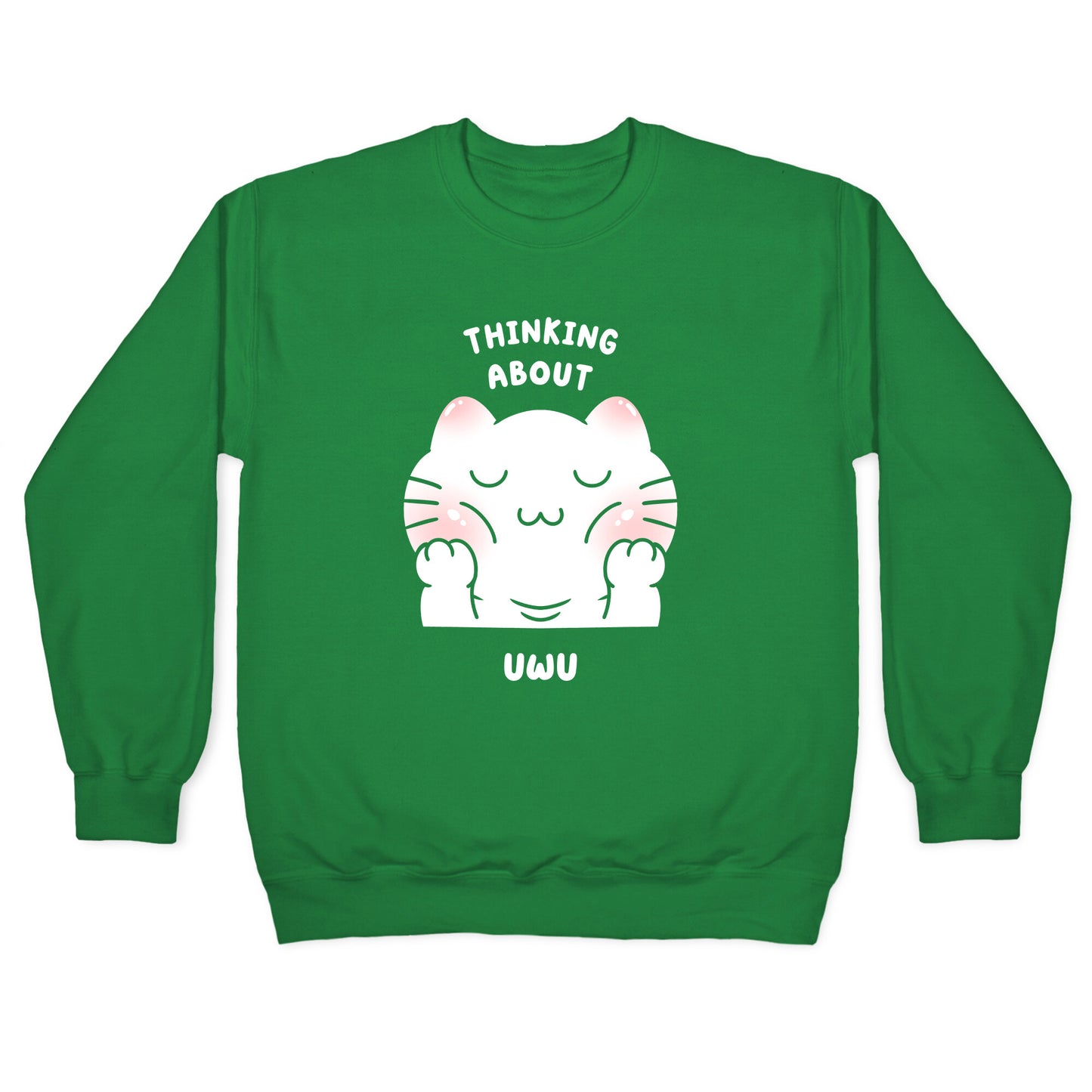 Thinking About Uwu Crewneck Sweatshirt