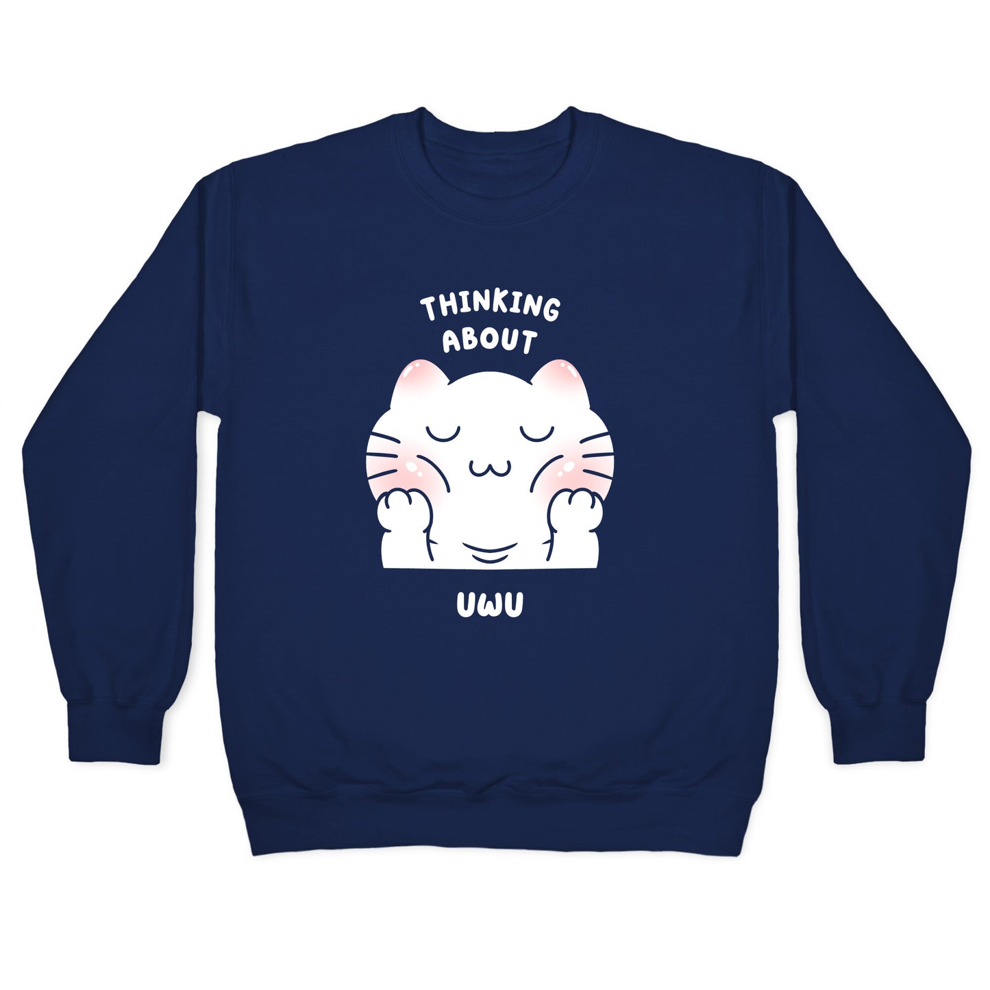Thinking About Uwu Crewneck Sweatshirt