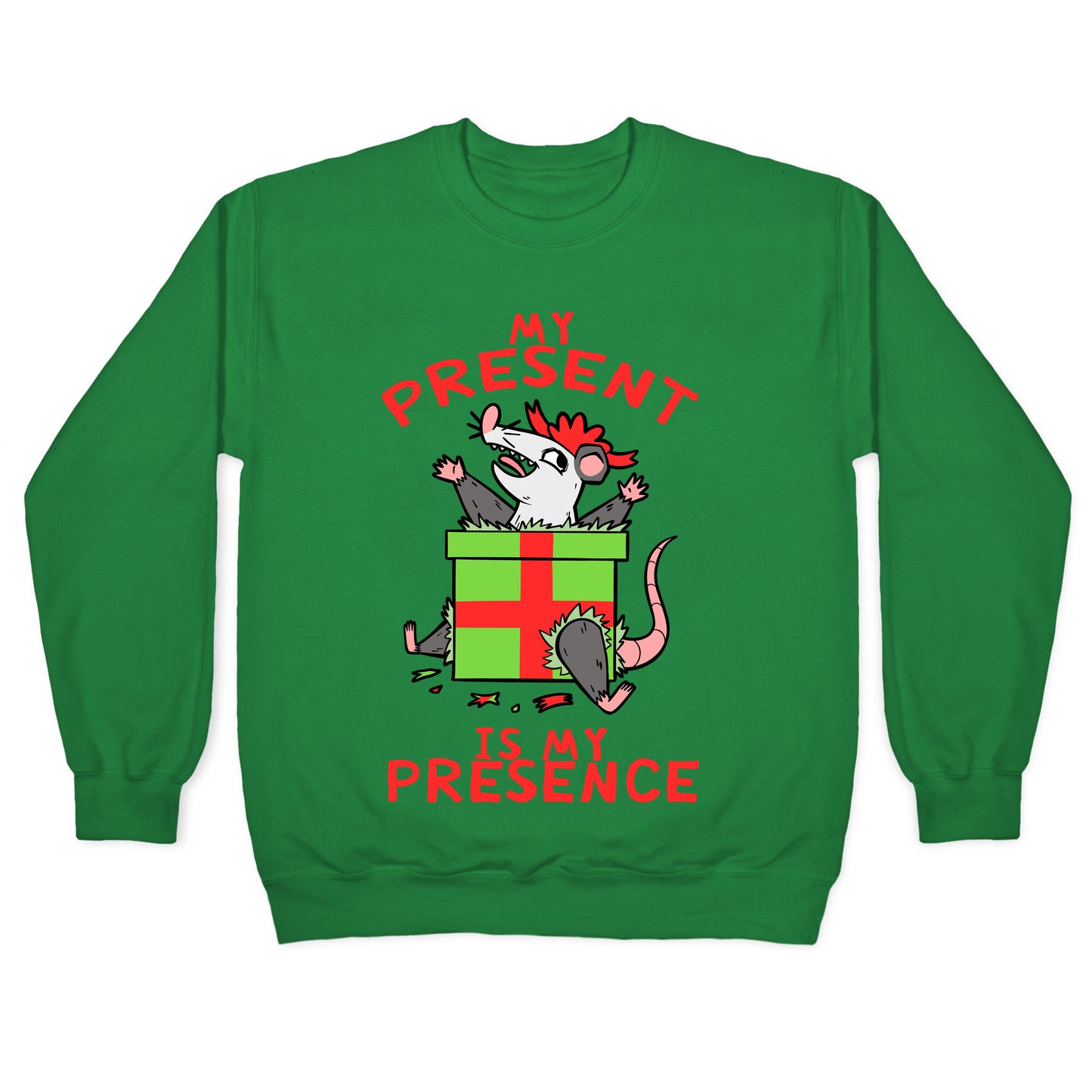 My Present Is My Presence Crewneck Sweatshirt