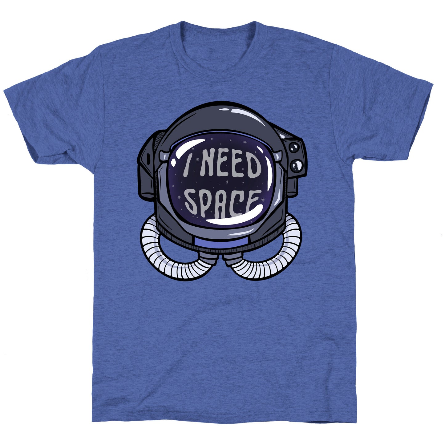 I Need Space Astro Head Unisex Triblend Tee