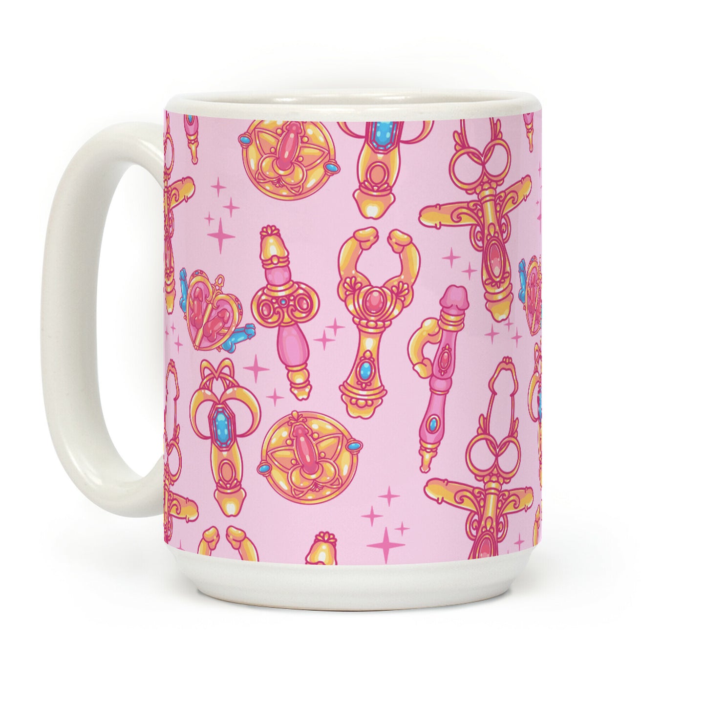 Magical Girl Peens Pattern Coffee Mug