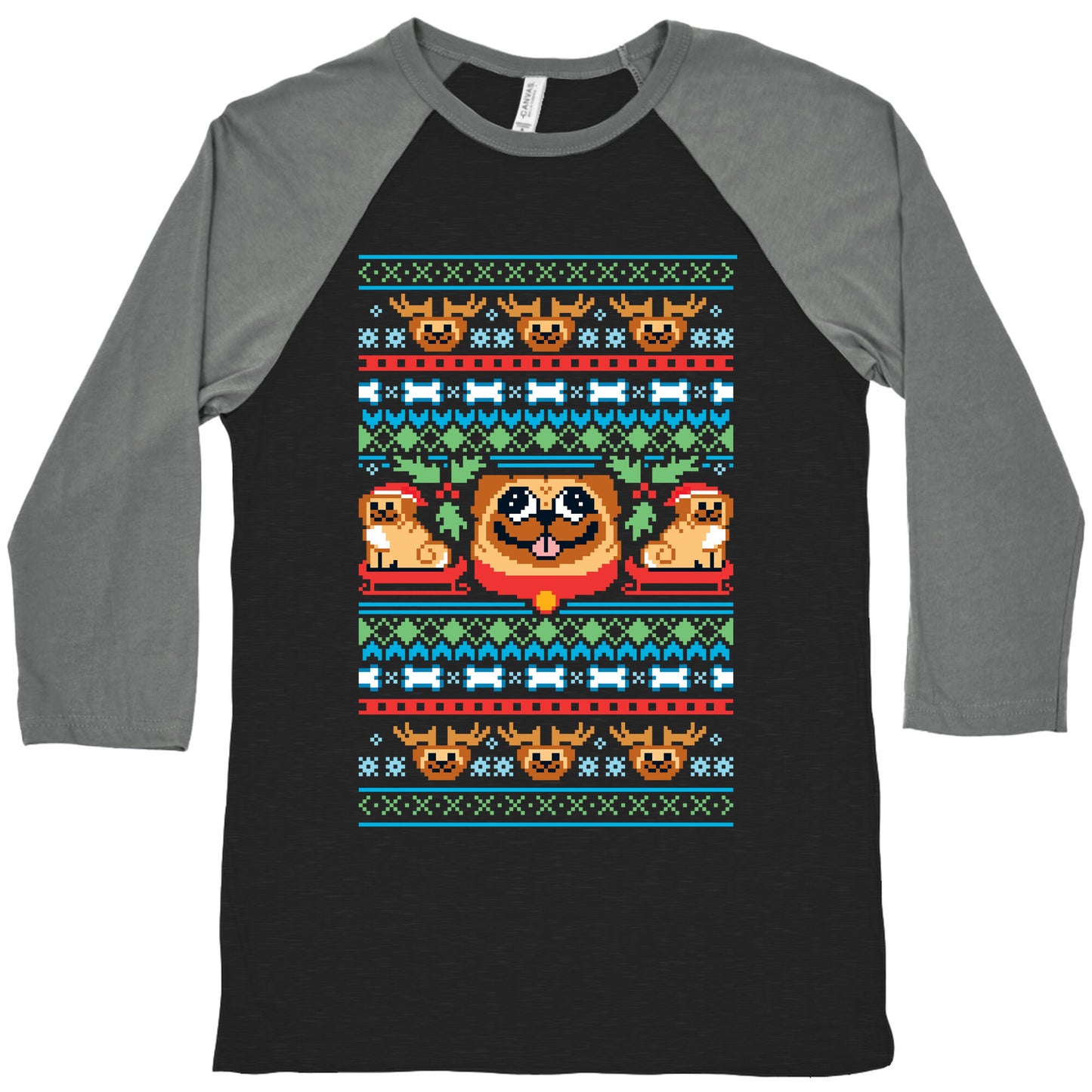 Pugly Sweater Baseball Tee
