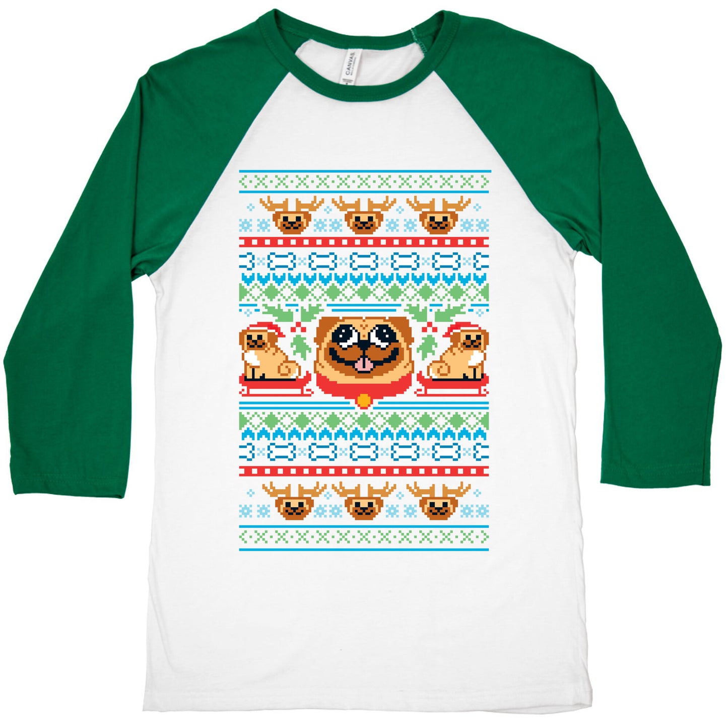 Pugly Sweater Baseball Tee
