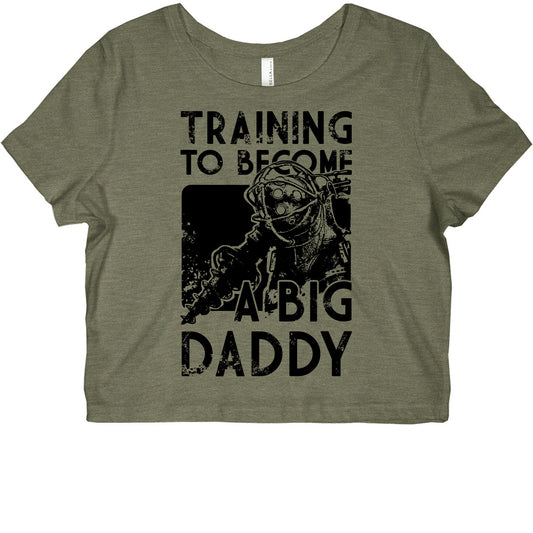 Training To Become A Big Daddy Graphic Baby Tee