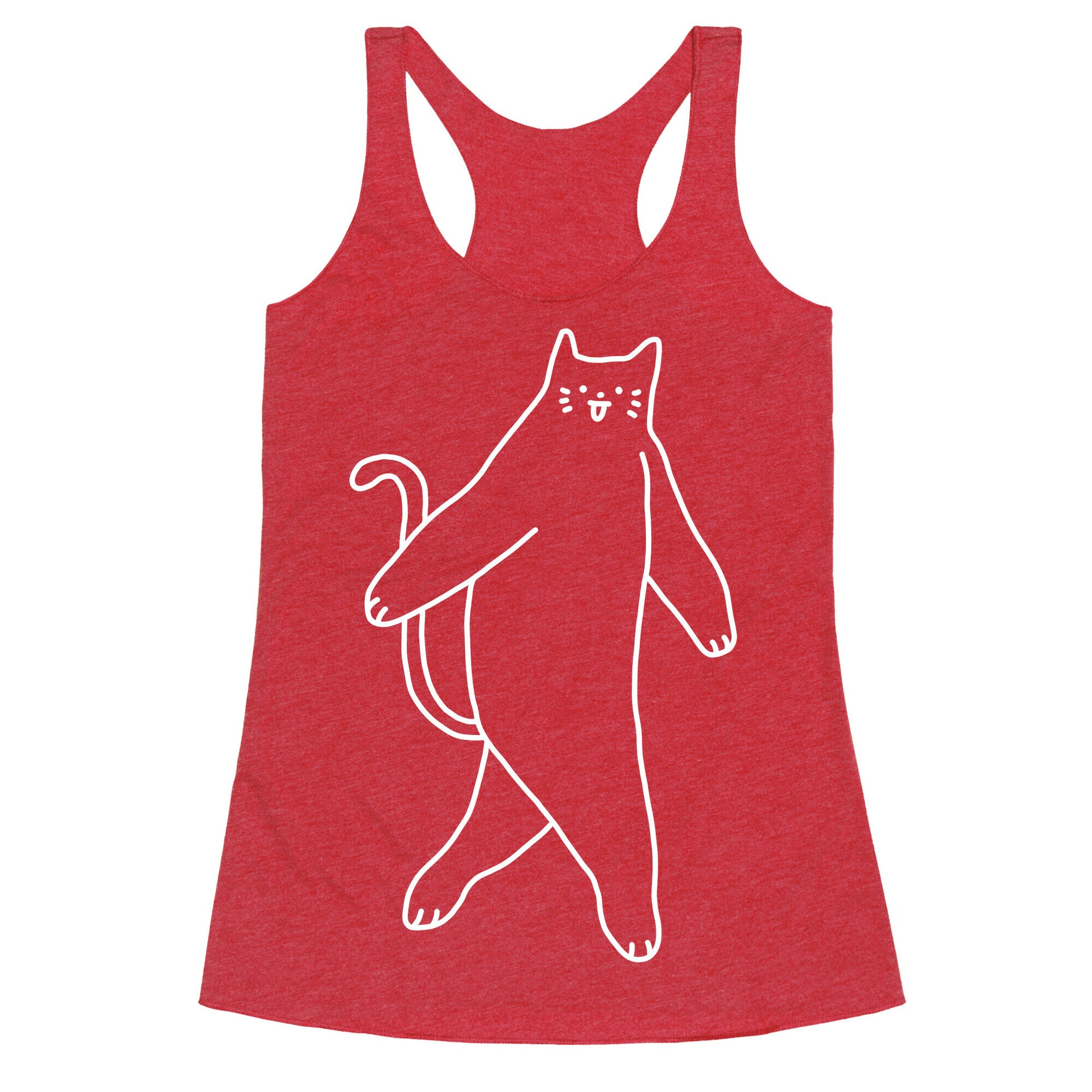 Cryptid Cat Racerback Tank
