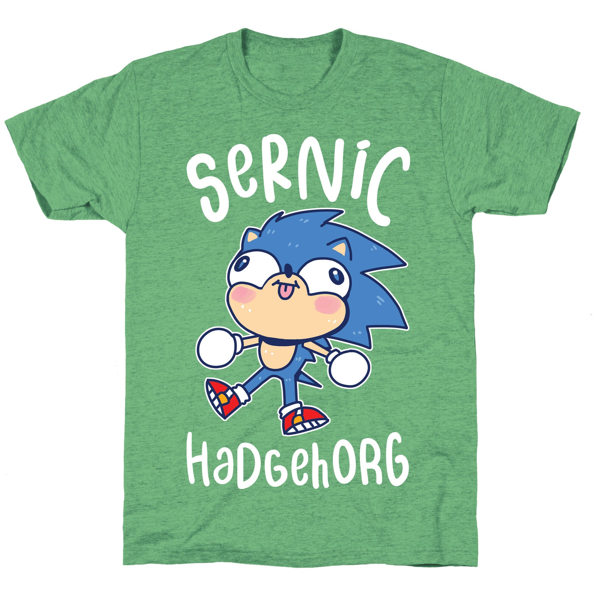 Derpy Sonic Sernic Hadgehorg Unisex Triblend Tee