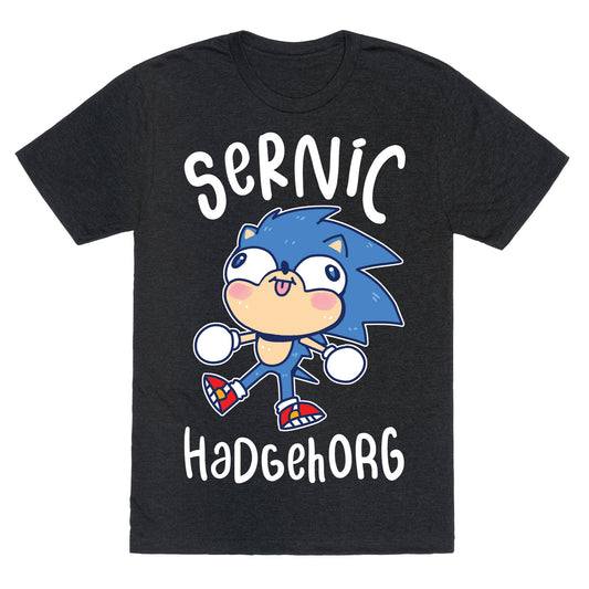 Derpy Sonic Sernic Hadgehorg Unisex Triblend Tee
