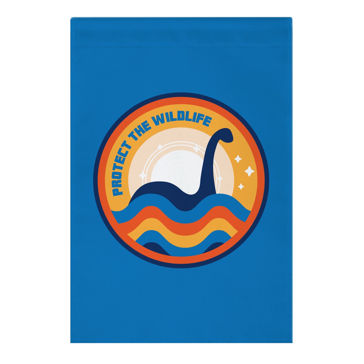 Protect The Wildlife - Nessie, Loch Ness Monster Garden Flag