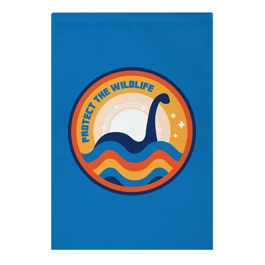Protect The Wildlife - Nessie, Loch Ness Monster Garden Flag