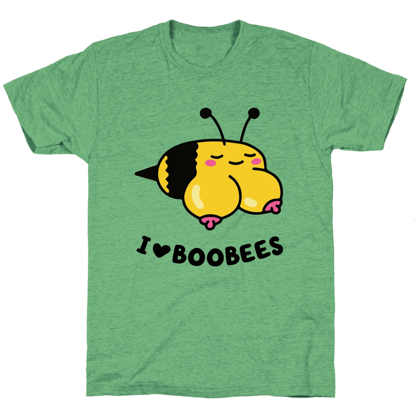 I Love Boobees Unisex Triblend Tee