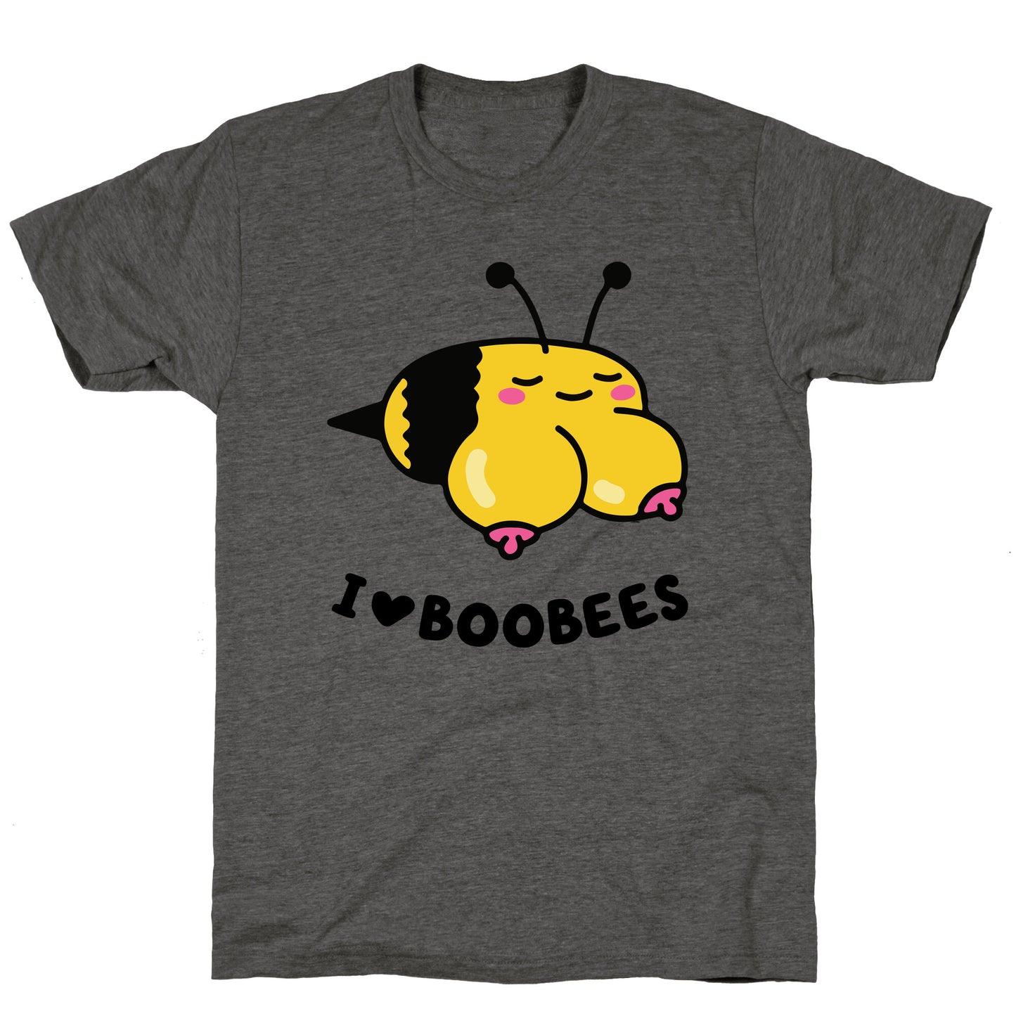 I Love Boobees Unisex Triblend Tee