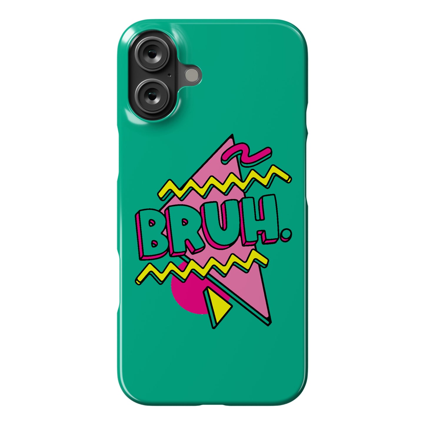 Bruh 90s Parody Phone Case