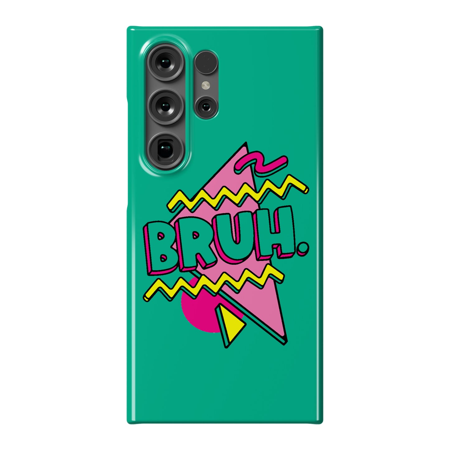Bruh 90s Parody Phone Case