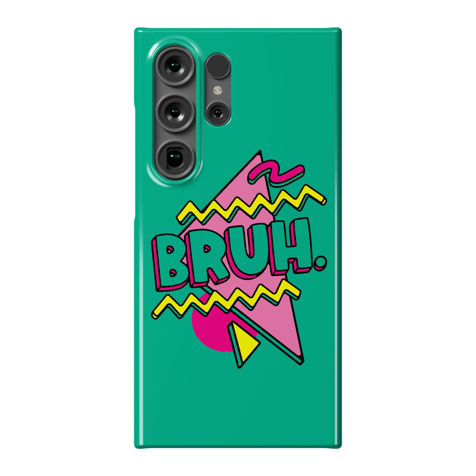 Bruh 90s Parody Phone Case