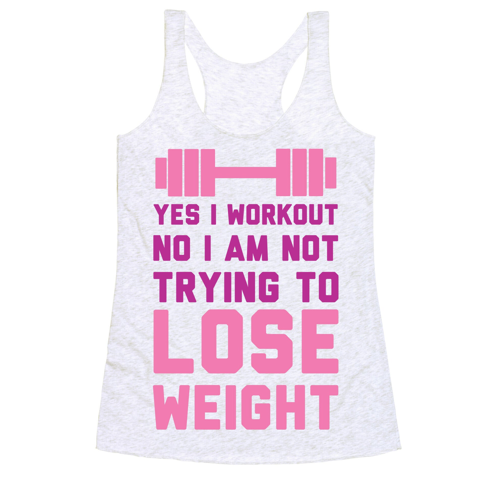 Yes I Workout Racerback Tank