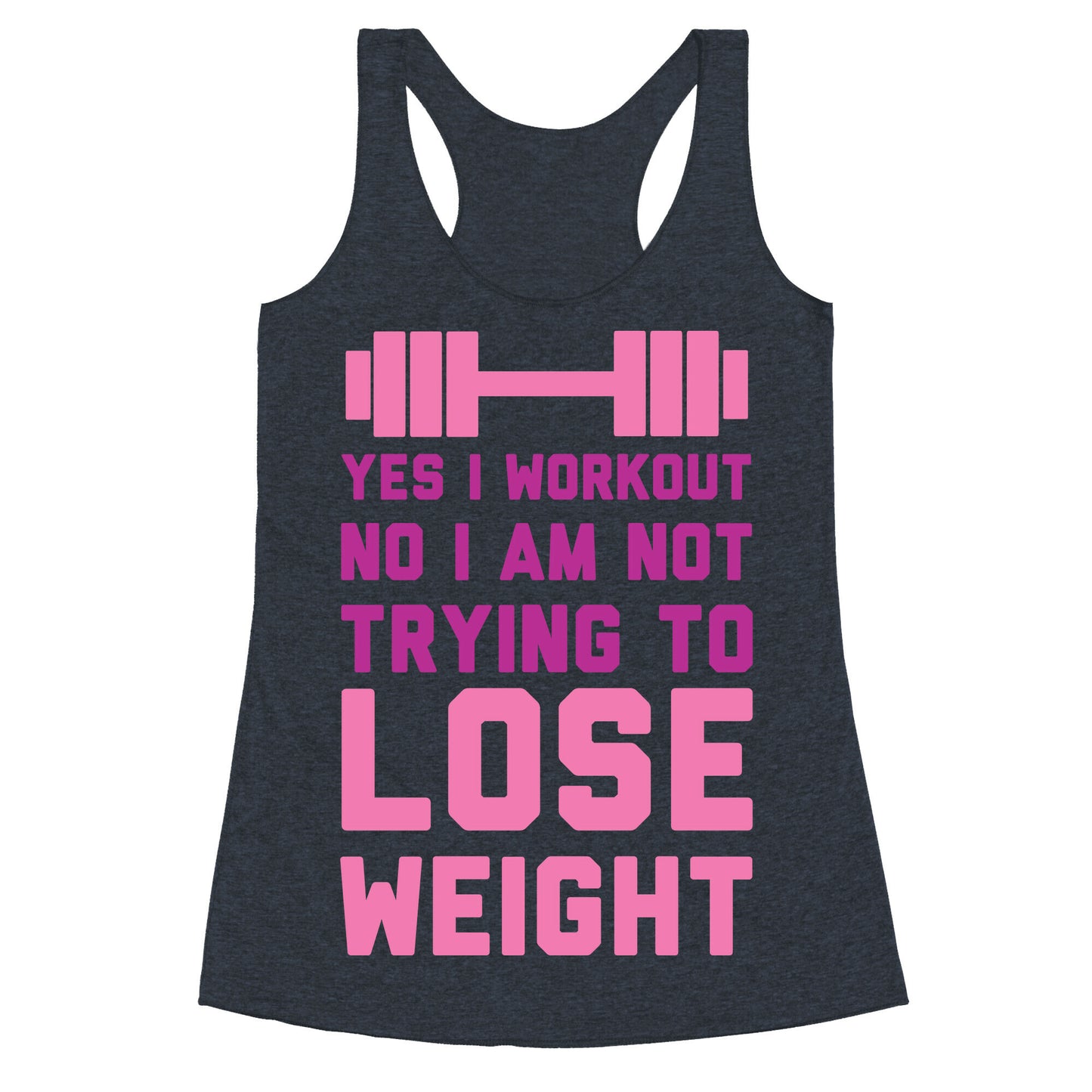 Yes I Workout Racerback Tank