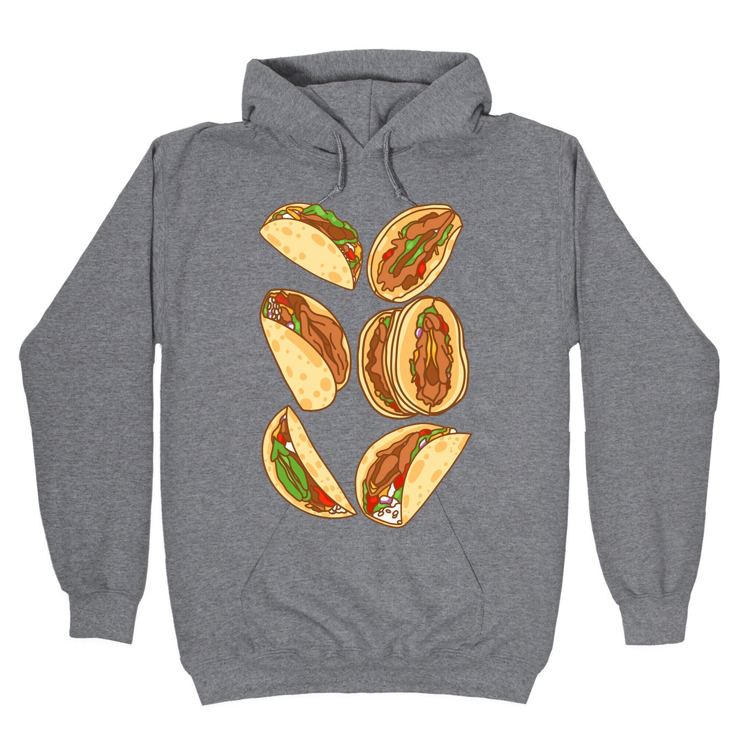 Taco Vulvas Pattern Hoodie