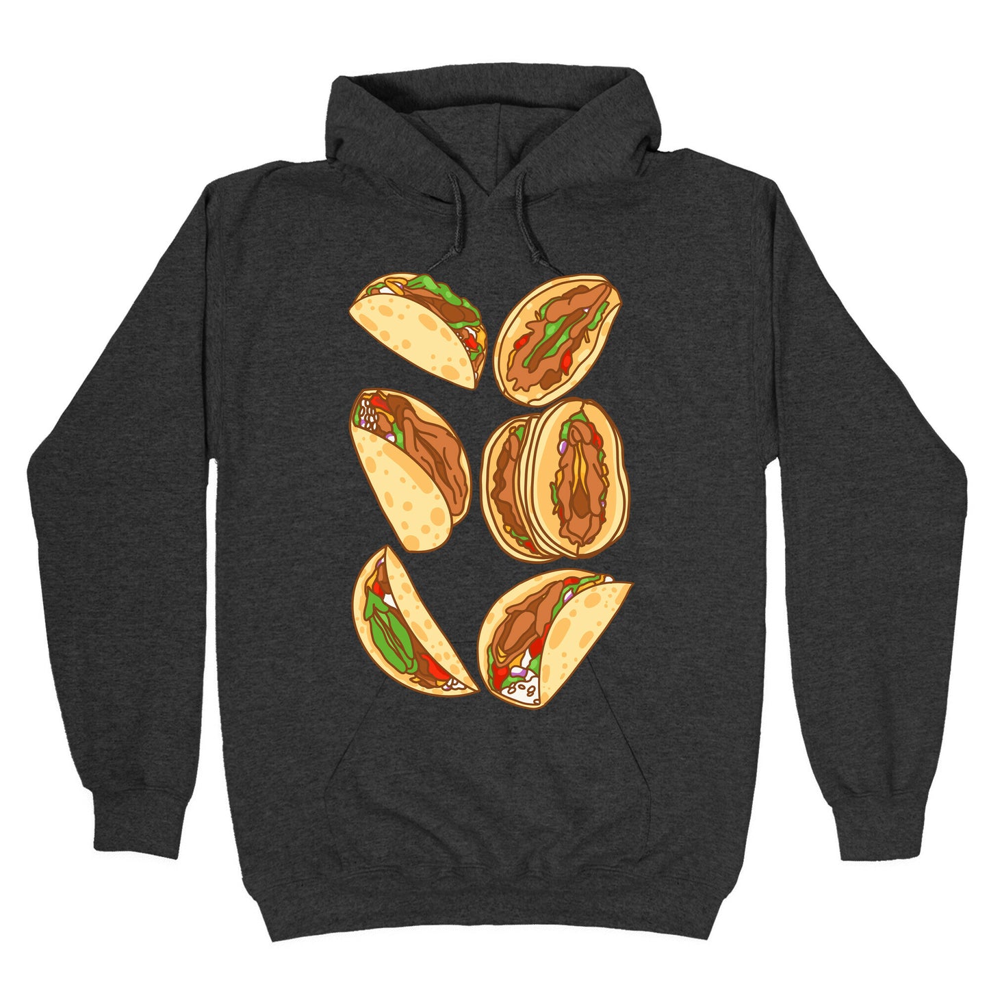 Taco Vulvas Pattern Hoodie