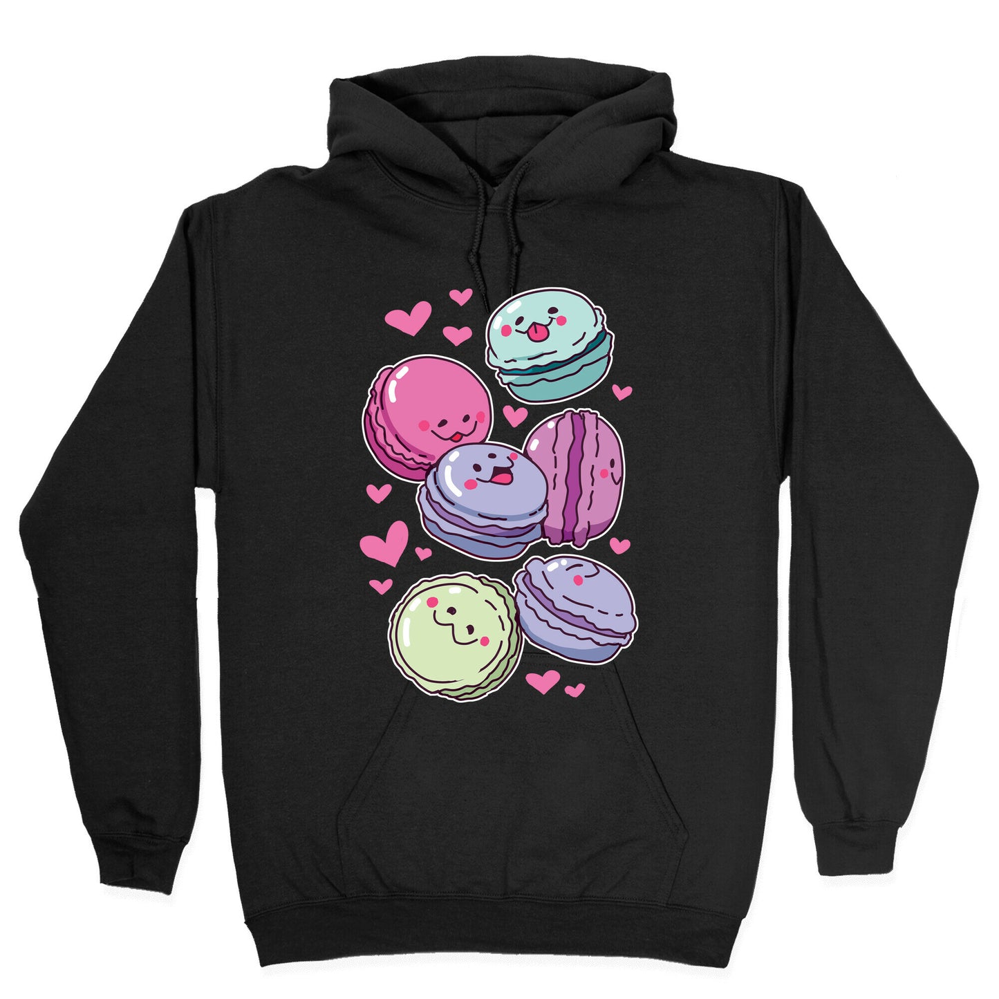 Cute Macarons Pattern Hoodie