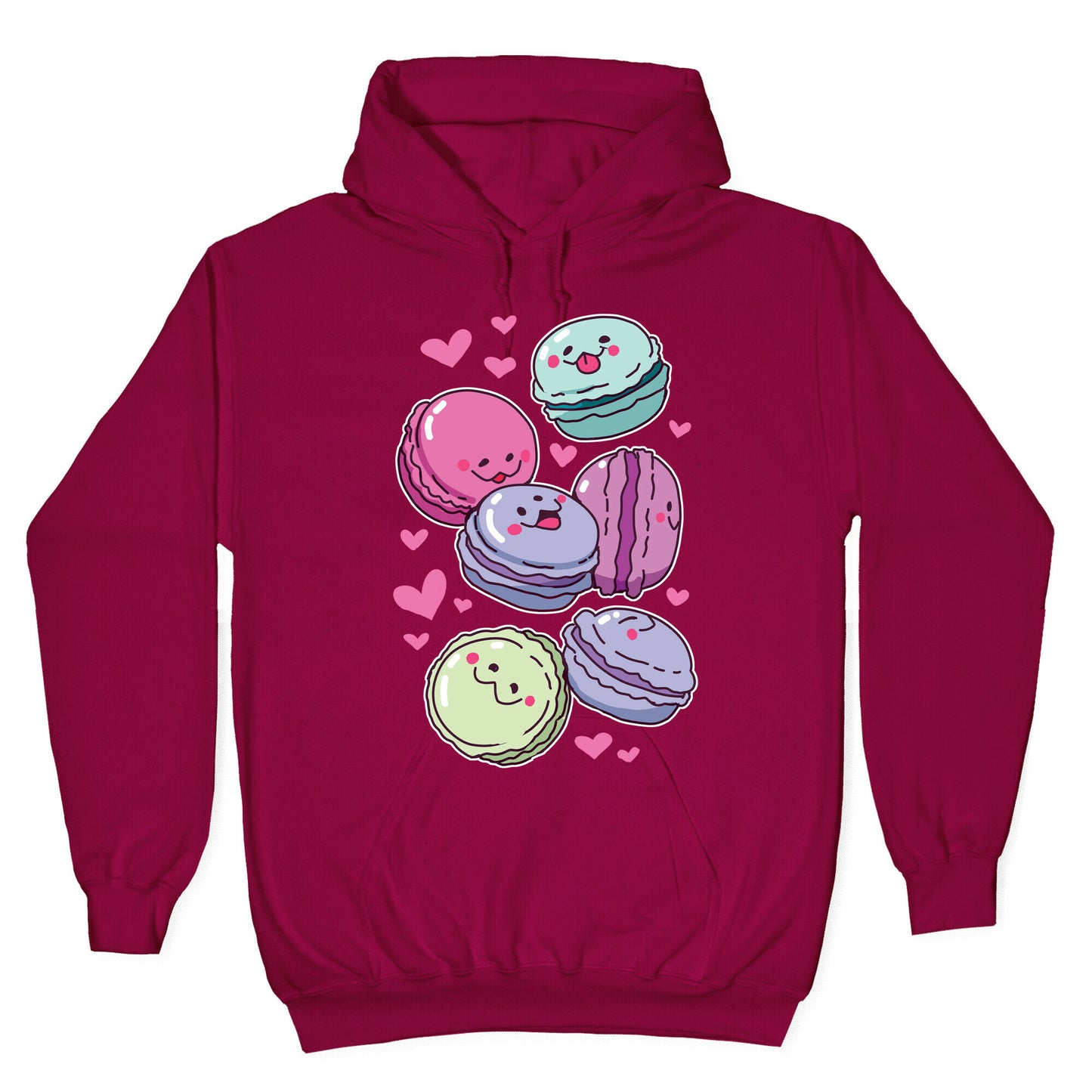 Cute Macarons Pattern Hoodie