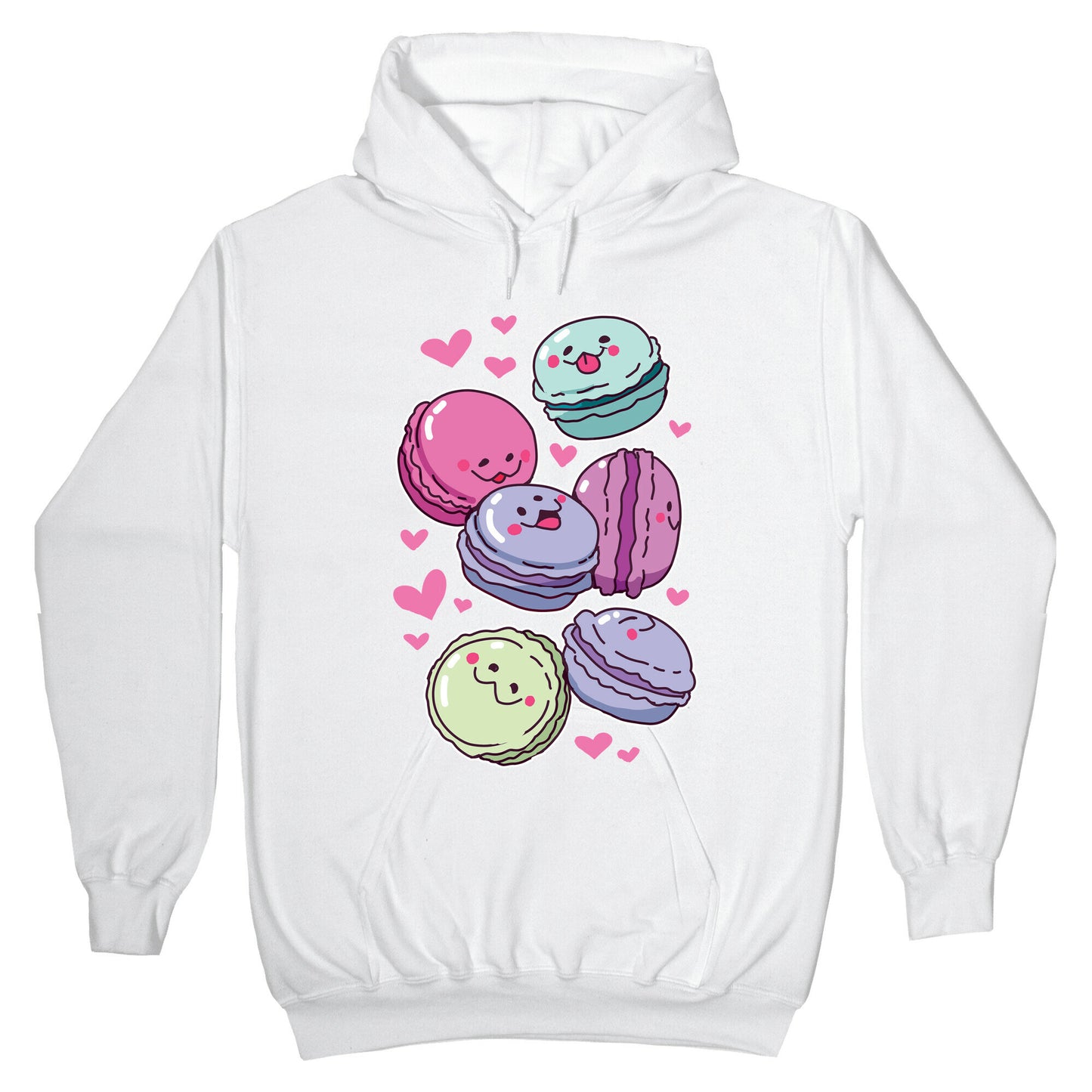 Cute Macarons Pattern Hoodie