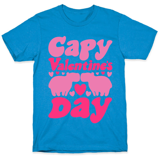 Capy Valentine's Day Capybara Parody T-Shirt