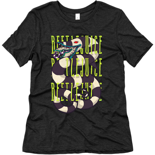 Beetlejuice Beetlejuice Beetlejuice Women's Triblend Tee
