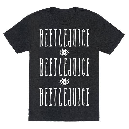 Beetlejuice Beetlejuice Beetlejuice Unisex Triblend Tee