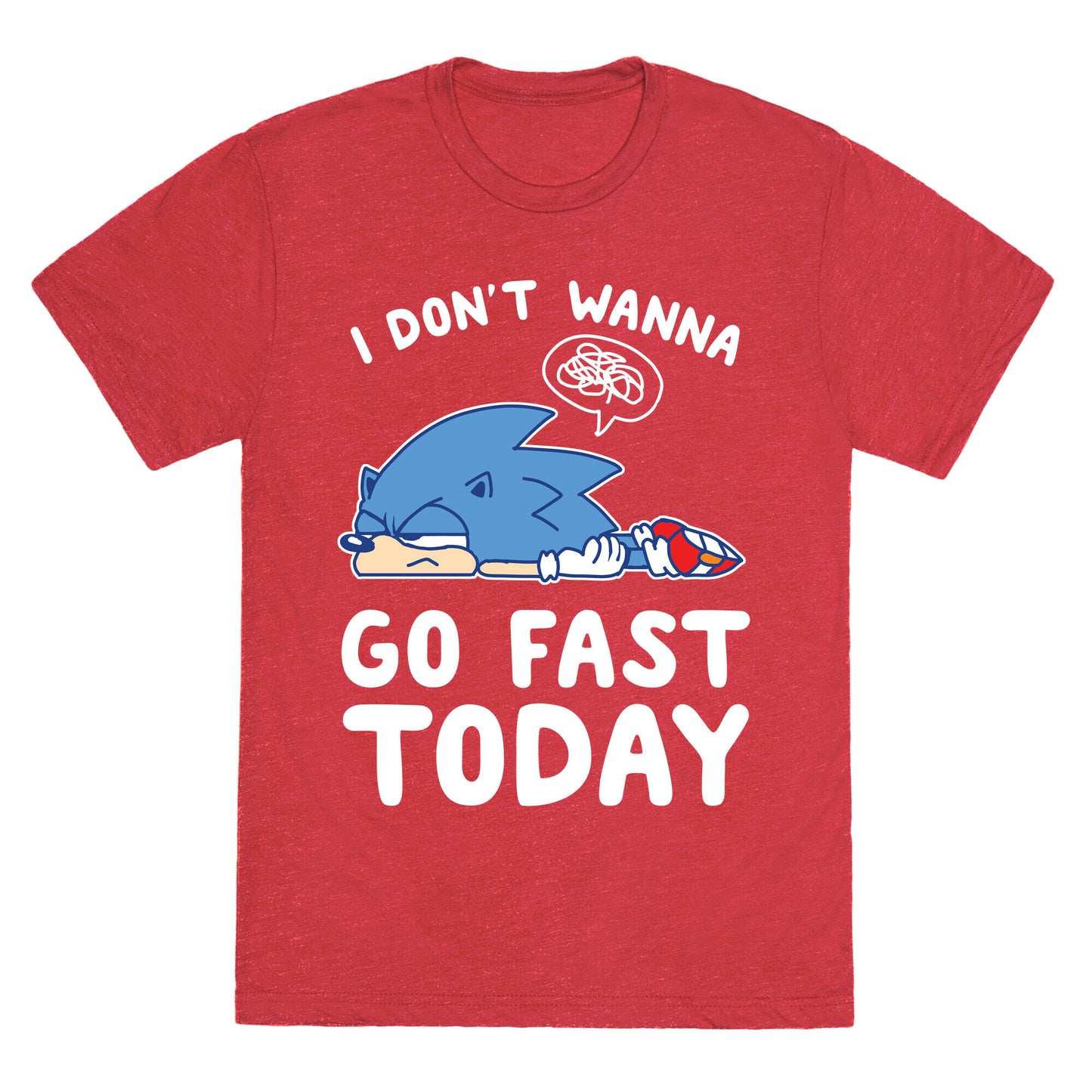 I Don't Wanna Go Fast Today Unisex Triblend Tee