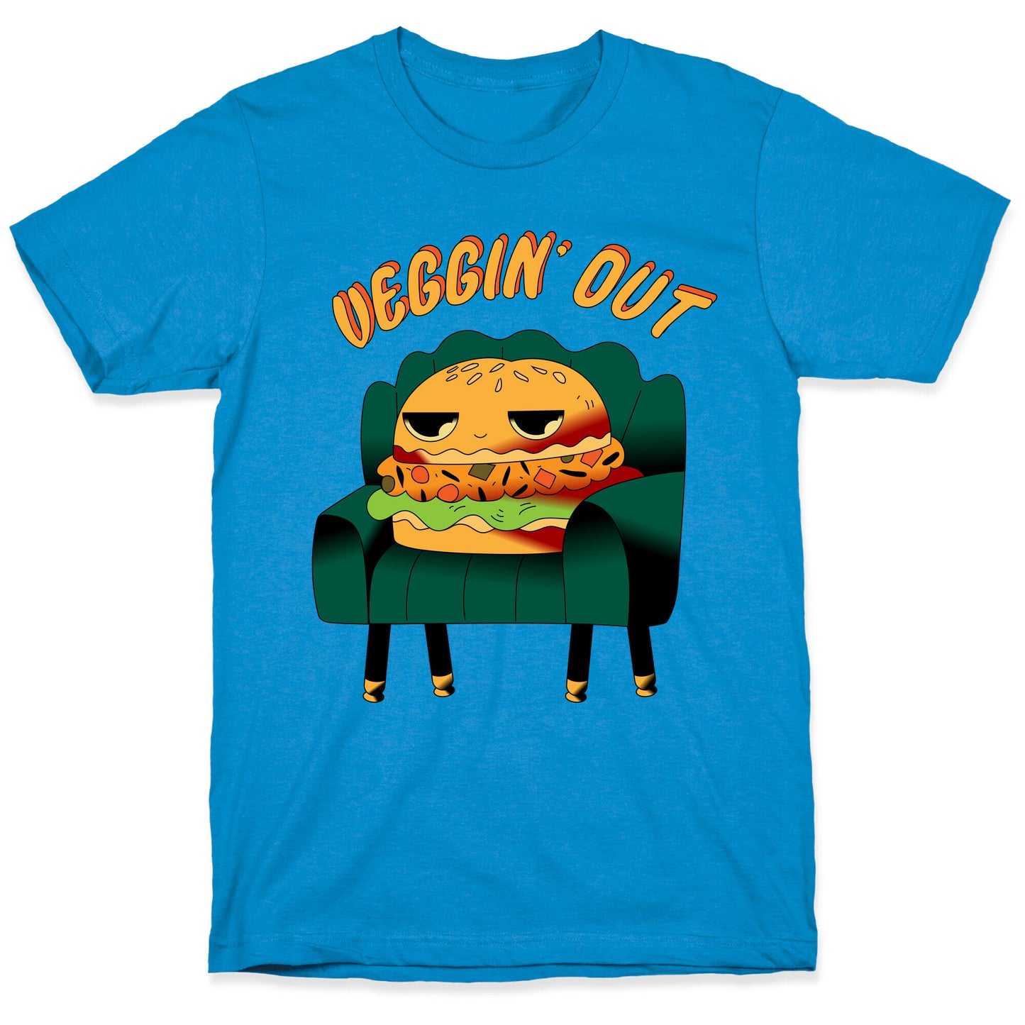 Veggin' Out Veggie Burger T-Shirt