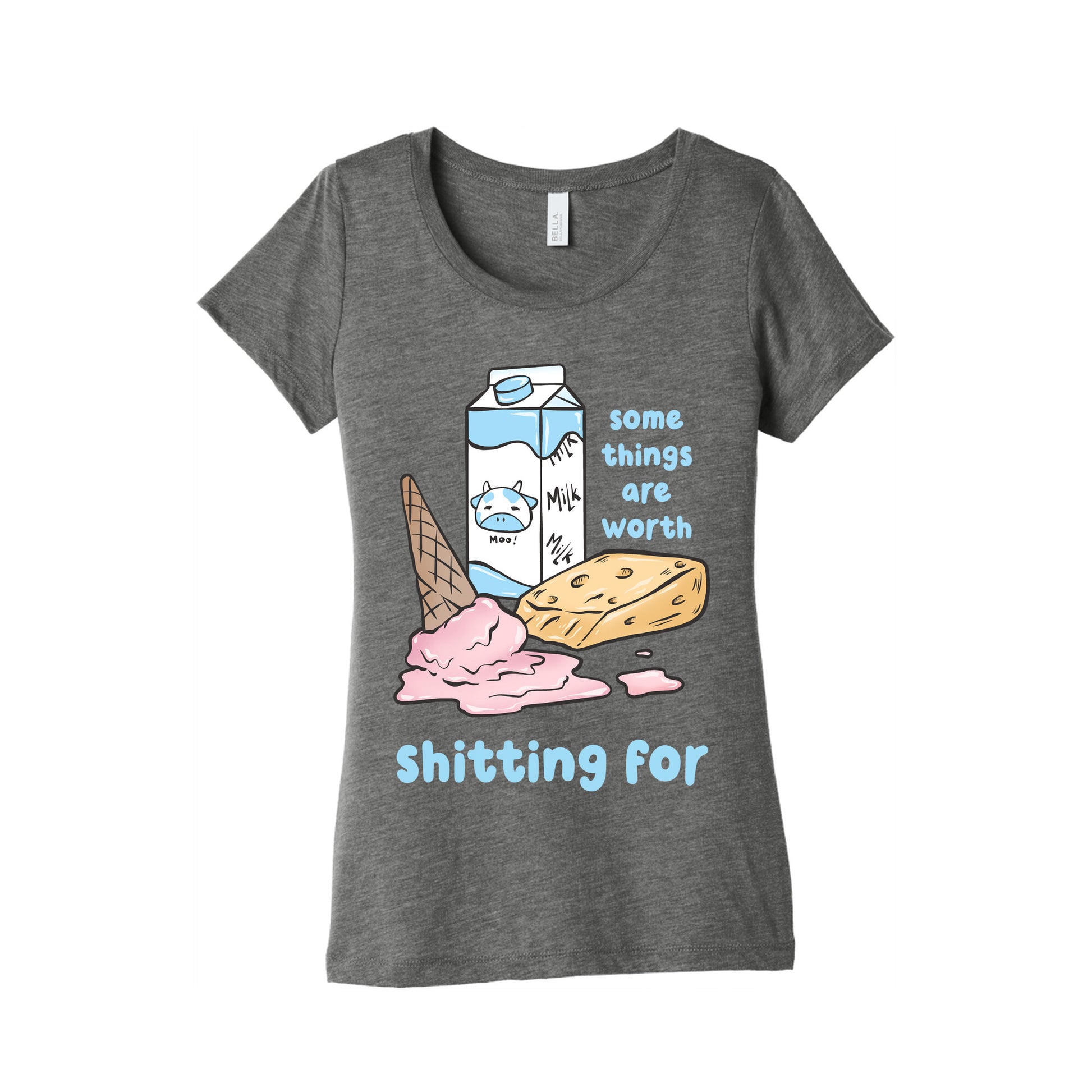 Some Things Are Worth Shitting For Women's Triblend Tee