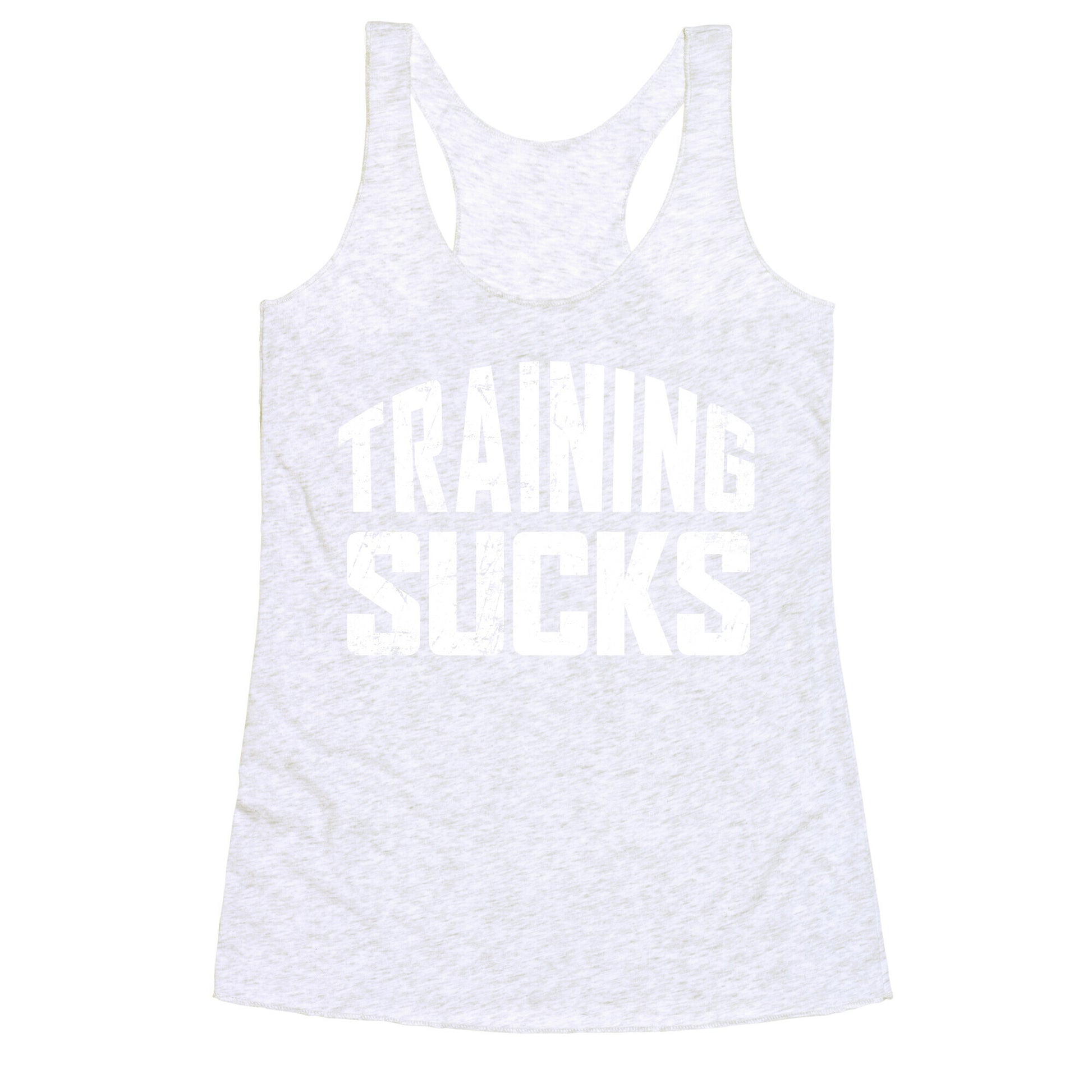 Training Sucks Racerback Tank