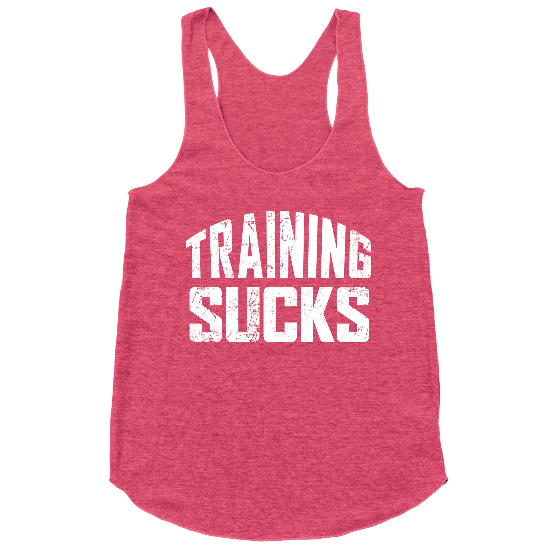 Training Sucks Racerback Tank