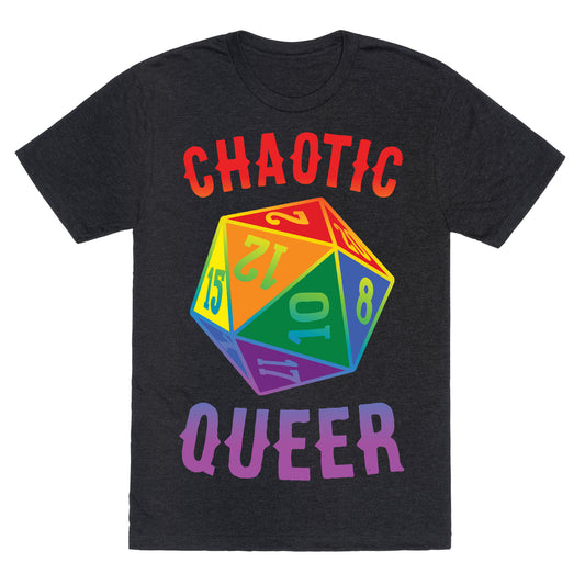 Chaotic Queer Unisex Triblend Tee