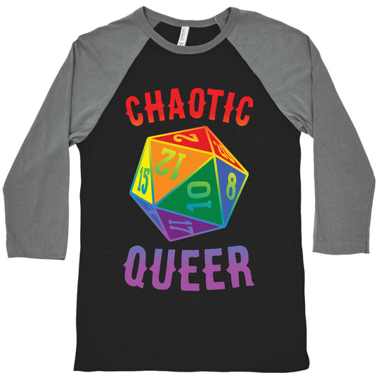 Chaotic Queer Baseball Tee
