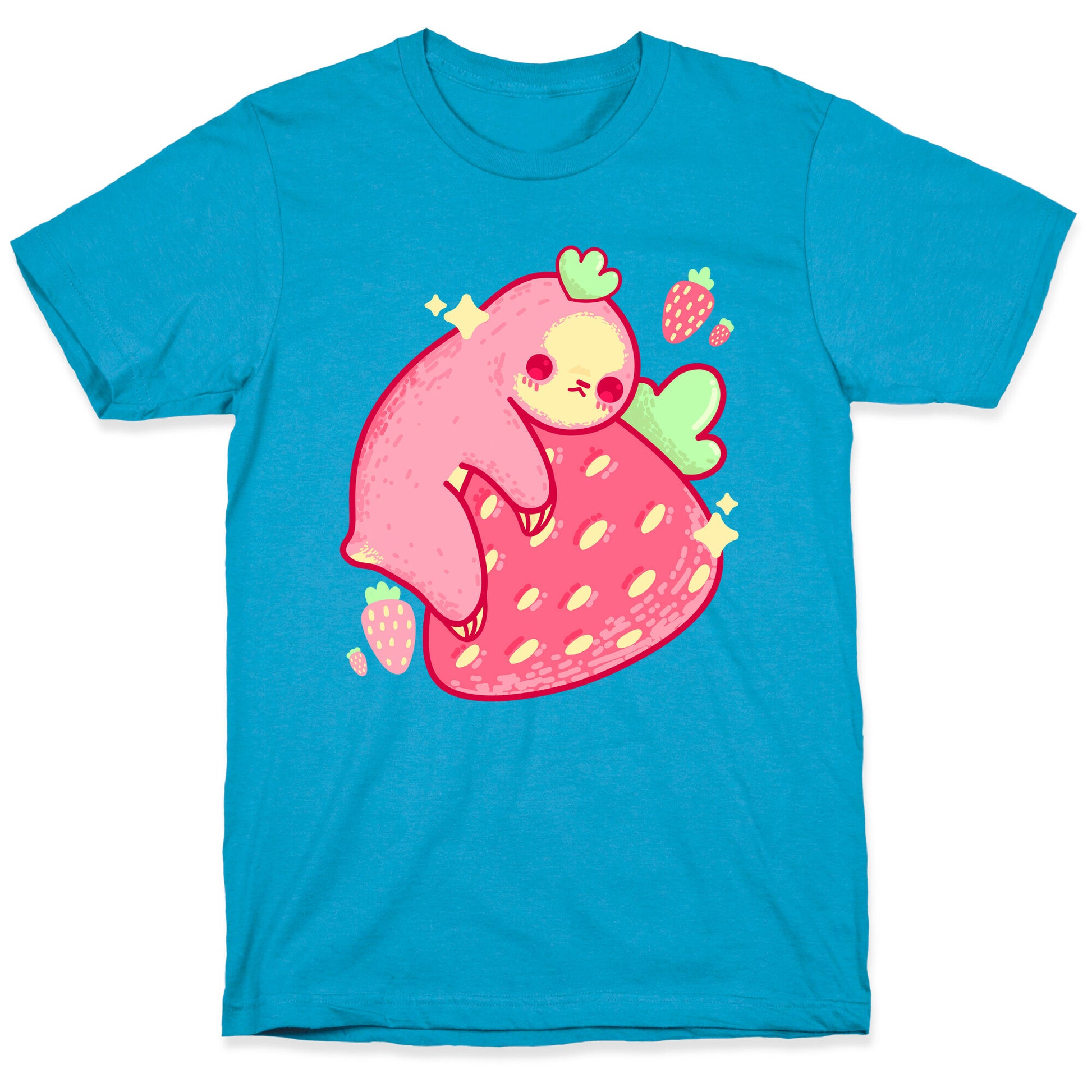 Strawberry Sloth Unisex Triblend Tee